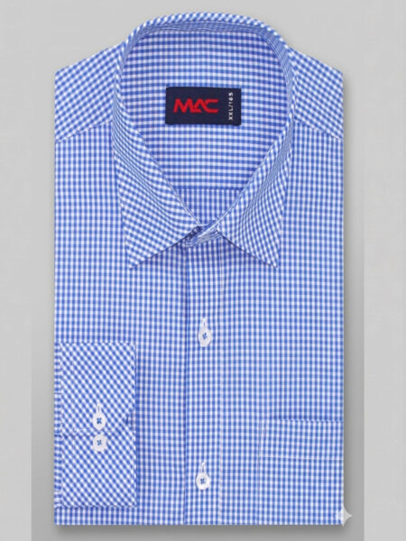 Cotton yarn dyed gingham check