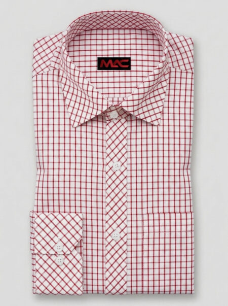 Cotton yarn dyed check