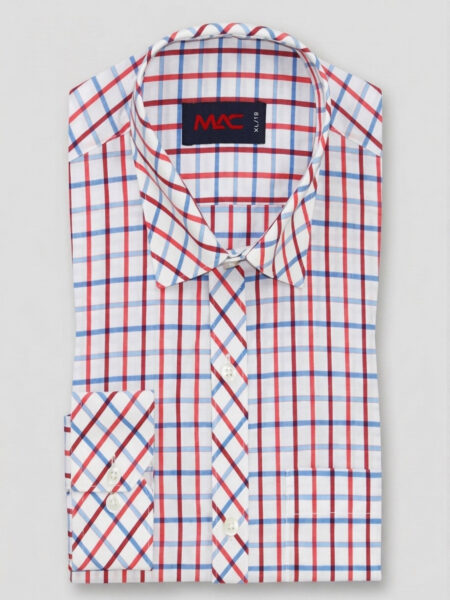 Cotton yarn dyed check