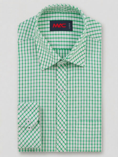Cotton yarn dyed check