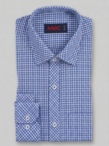 Cotton yarn dyed check