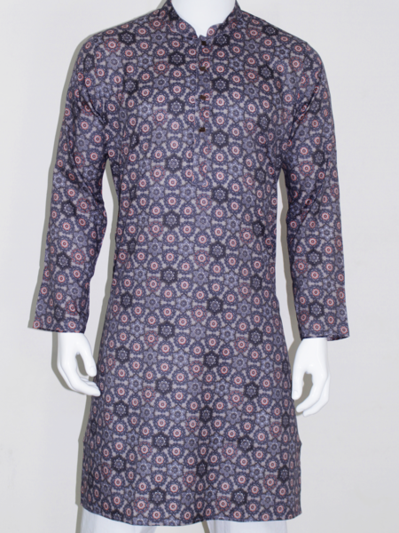 Printed Cotton Panjabi