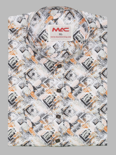 Slim Fit Printed Cotton Panjabi