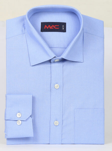 Men's Solid Color Cotton Formal Shirt