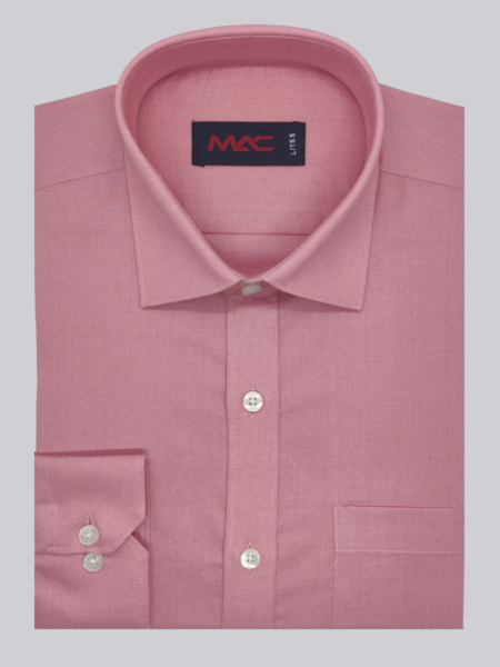 Men’s Solid Color Cotton Formal Shirt