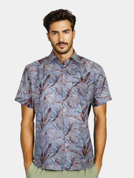 Linen Cotton Half Sleeve Shirt