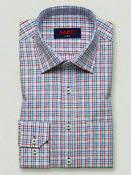 Cotton multi twill check