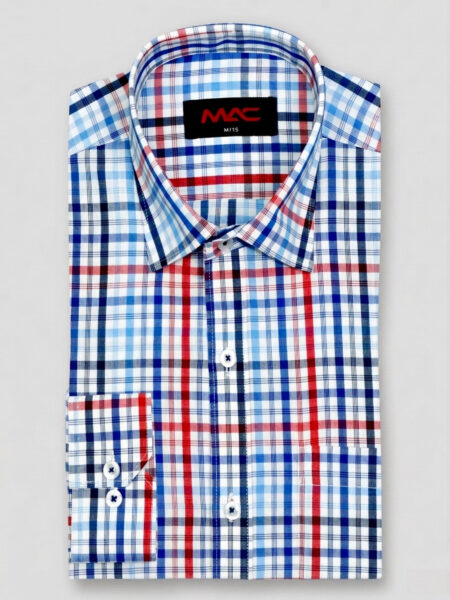 Cotton yarn dyed plaid