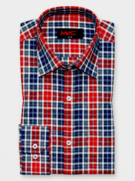 Cotton yarn dyed check plaid